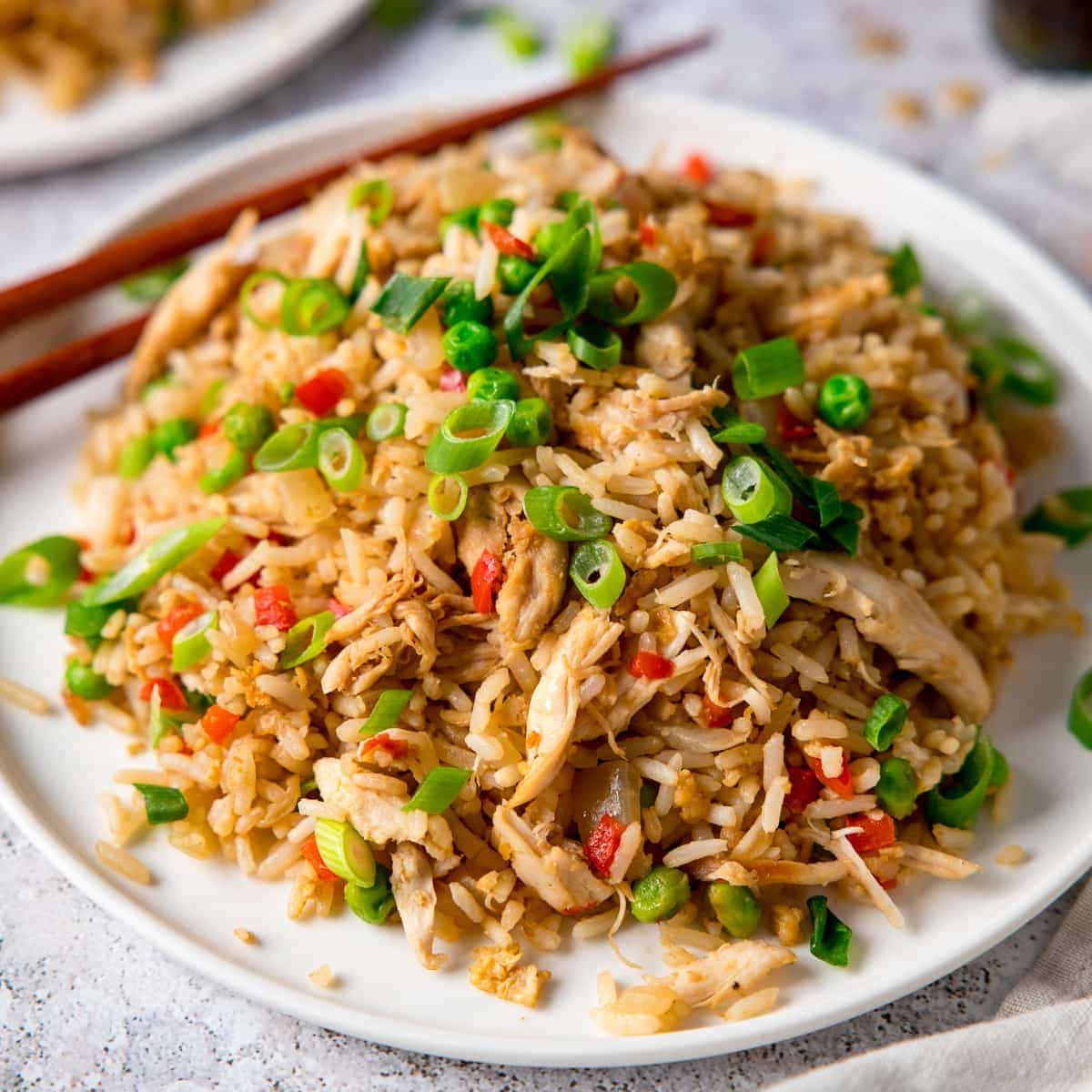 Easy-Fried-Rice-Recipe-With-Chicken